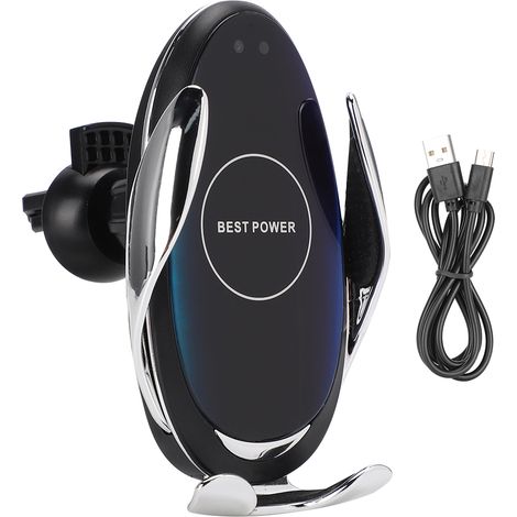 Chargeur Voiture Sans Fil 10W, Support Téléphone Intelligent Induction Infrarouge, M1 (1/5)