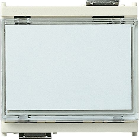 VIMAR - 16190.B Pulsante targh. 1P NO 10A 12-24V bianco