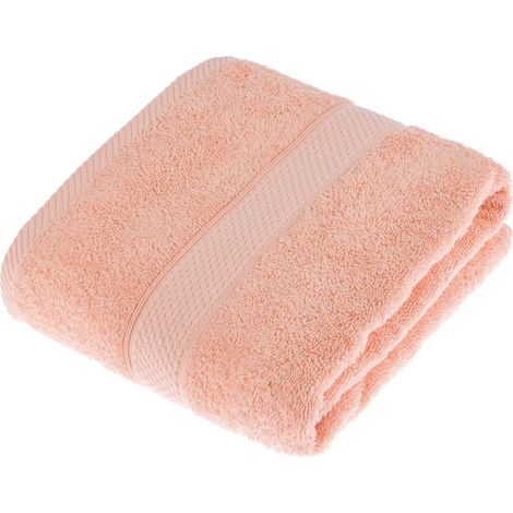 HOMESCAPES Turkish Cotton Peach Bath Towel