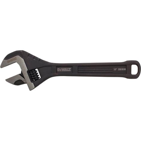 DeWALT Fully Metal Adjustable Wrench, 250 mm (10-inch), Model DWHT80268-0