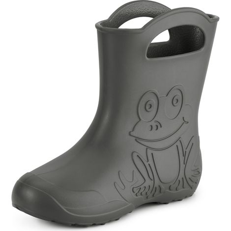 Ladeheid EVA Gummistiefel Damen federleichte wasserdichte Damenschuhe Regenschuhe LA-CA-09 (Carbone, 40/41 EU)