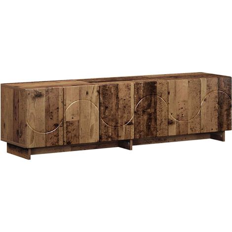 TV-Lowboard 140 x 34.5 x 40 cm Altholz Holzwerkstoff vidaXL (1/5)