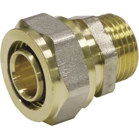 Raccord Union Laiton Multicouche 26 mm - 1 Pouce AG (1/3)