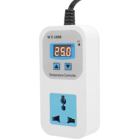 Prise thermostatique électronique intelligente WT-1000, régulateur de température entièrement automatique, 10 A, 110-220 V, norme européenne (1/5)