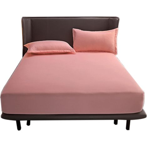Drap-Housse - Poche Profonde 30 cm - 1 Place - Coton Élasthanne - Blanc - Pour Matelas Jusqu'à 30 cm - 1 Pièce (1/5)
