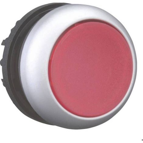 Bouton-Poussoir Lumineux À Rappel - Collerette Plastique - Pour Commande Électrique Industrielle - 1 Pièce (1/3)