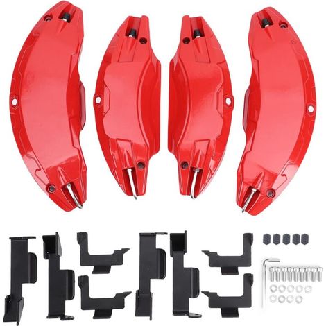 Kit de Couvercles D'étrier de Frein de Remplacement pour Juniper 2025 2026, Couvercles D'étrier en Alliage D'aluminium Avant et Arrière, Idéaux pour les Modèles AWD (rouge) (1/5)