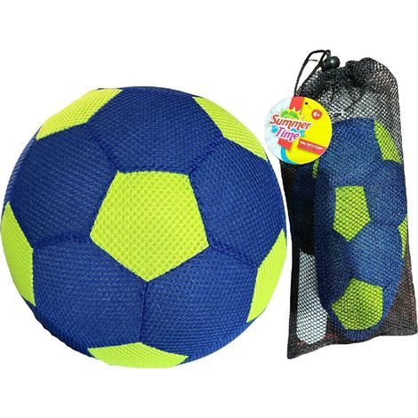 Ballon gonflable d'été avec pompe, bleu/vert (1/4)