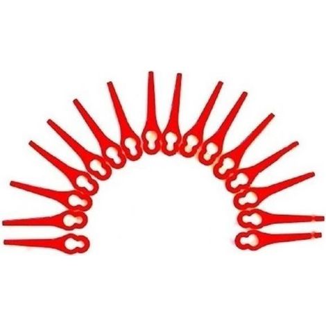 Lames en plastique - Florabest - Lot de 100 - Gros trou 10mm - Petit trou 5mm - 83mm de longueur-Ywey (1/5)