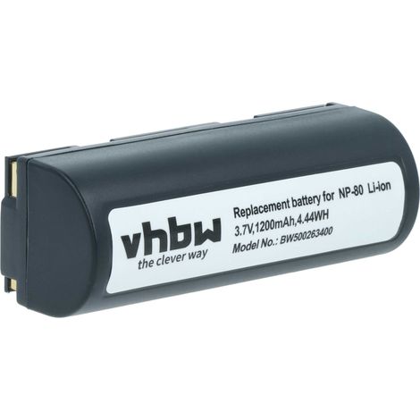 vhbw Akku Ersatz für Epson EU95 für Kamera (1200 mAh, 3,7 V, Li-Ion) (1/5)