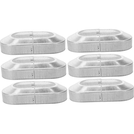 Lot de 6 jupes de poteau de rechange en fer pour la (1/5)