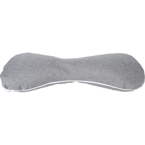 Removable roll-up cervical pillow filled with absinthe foam to relieve pressure and reduce anxiety (grey) - AquaForge (1/5)