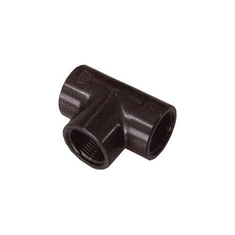 TEE 90  ° (PP) FILETTATO FEMMINA IN POLIPROPILENE- - F 1 - 10 pezzi