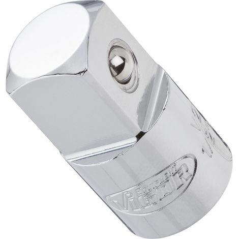 VIGOR Adapter, 1/2 (12,5 mm) Vierkant hohl, 3/4 (20 mm) Vierkant massiv, 46 mm (1/2)