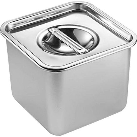 Boîtes, couvercles, boîte à sucre, pot à condiments en acier inoxydable, bocal de rangement pour épices (1/5)