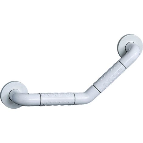 VURAHOME - Barre d'appui de salle de bain de 20,3 x 20,3 cm avec cercle lumineux pour toilettes, douche, baignoire, support pour handicapé, barre d'appui en acier inoxydable, garde-corps de sécurité p (1/5)