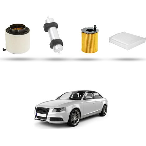 Kit Tagliando 4 filtri compatibile con Audi A4 (B8) 3.0 tdi 150kw dal 2012 (1/5)