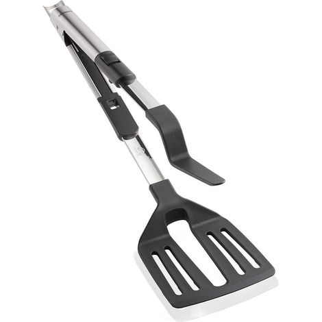 Leifheit 03089 Pinza Spatola da Cucina Nylon Nero Acciaio Inossidabile (1/2)