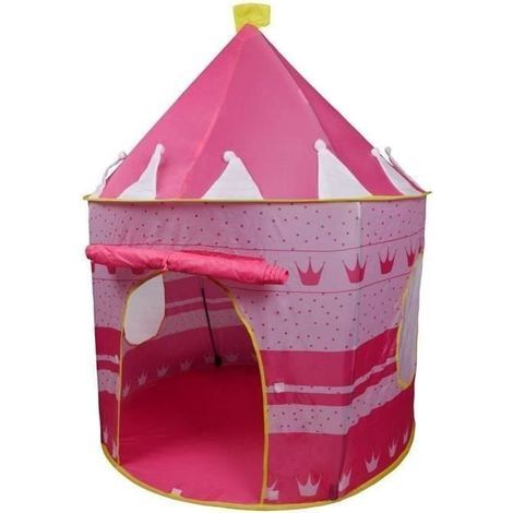 Tente enfant maison Princess Rose - Disney Princesses - 135 cm de haut - Pour filles à partir de 5 ans-Ywey