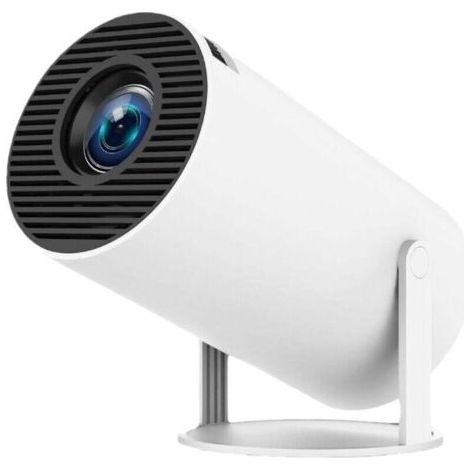 QORVA-Mini projecteur vidéo portable 4K WiFi 6 BT5.2, correction trapézoïdale, rotation à 180°, compatible avec téléphone/PC/HDMI/USB XXW