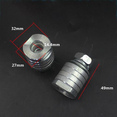 Adaptateur pour meuleuse en tête rainureuse alliage, fixation pour machine à rainurer, M10 modèle 100