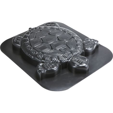 Schildkrötenförmige Pflasterform für Gartenwege, Terrassen oder Betonauffahrten. (1/5)