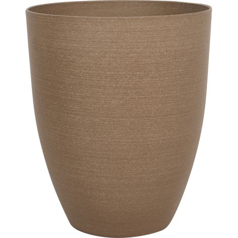 Maceta alta para plantas tiesto para interior y exterior 43 x 52 cm marrón Croton (1/5)