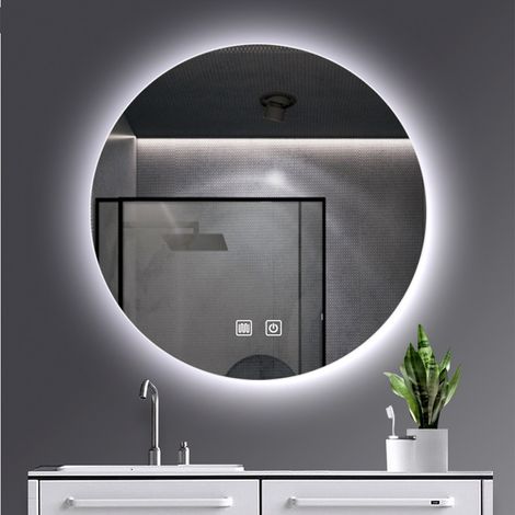 BELVIT LED Spiegel rund 120 cm Touchsteuerung Heizfunktion Antibeschlag