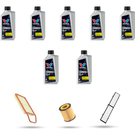 Kit tagliando 3 FILTRI e 7L OLIO compatibile con Bmw serie 3 (E90,E91,E92,E93) 335 i 225kw dal 2006 (1/5)