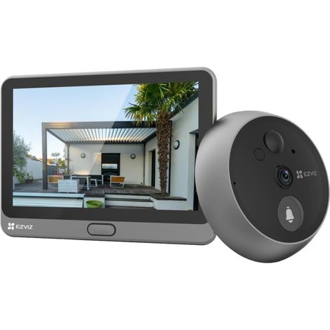 Judas de Porte avec Caméra 1080P - Visiophone Écran Tactile 4.3" Batterie 4600mAh (1/5)