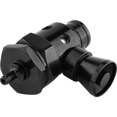 Kit Simulateur Sifflet Turbo BOV 25mm Universal Noir, Valve de Décharge Psshh Ajustable pour Voiture (1/5)