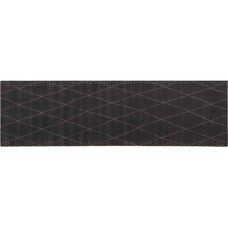 vidaXL Tappeto da Cucina antracite a quadretti 300 x 60 cm (1/3)