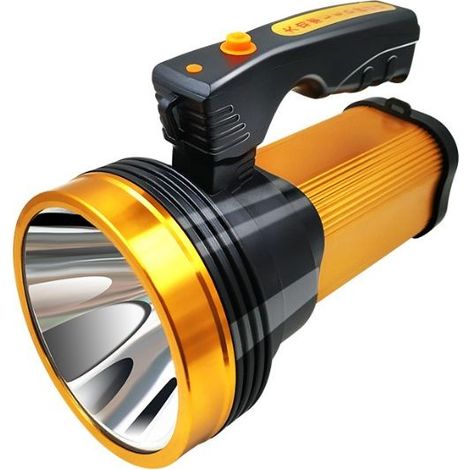 Patrouille usb rechargeable portable lumière led projecteur extérieur étanche à la pluie haute puissance lithium-ion lampe de poche (1/4)
