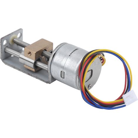 Mini moteur pas à pas NEMA09/20 avec vis-mère linéaire et écrou coulissant, 20 mm (1/5)