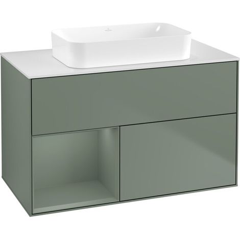 Villeroy & Boch F651GMGM Meuble sous-lavabo Finion F65 (1/2)