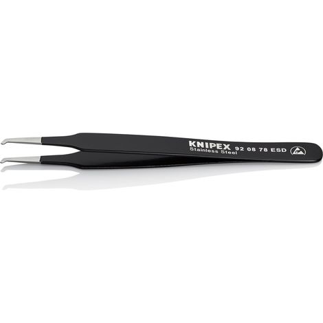KNIPEX 92 08 78 ESD Pinzetta di precisione SMD 118 mm