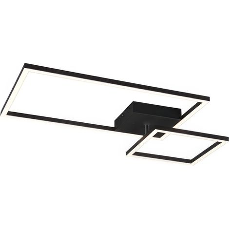 Plafoniera LED Trio Padella 25 W 4000 K Nero con Snodo Orientabile 3000 Lumen