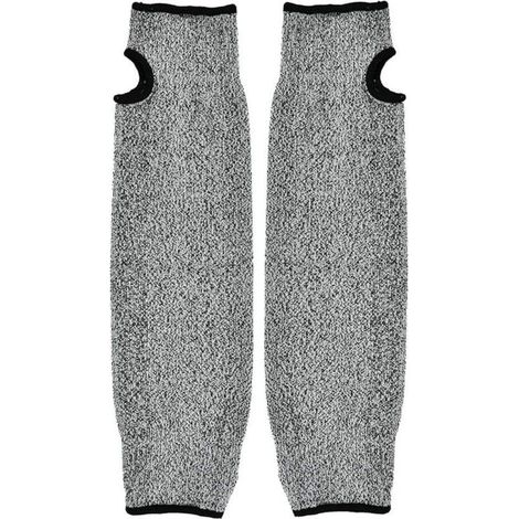 Manchon de protection pour bras, manchon pour bras de sécurité, Gants de travail à manches longues anti-abrasion résistant aux coupures HPPE pour jardin, cuisine et travaux agricoles (35cm) (1/5)