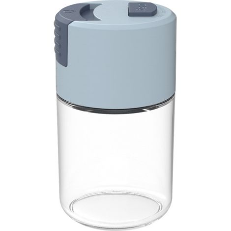 Bocal à épices en verre avec couvercle étanche anti-poussière pour cuisine (1/5)