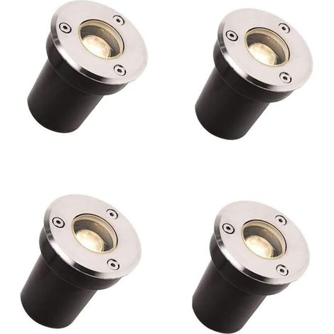 Lampe paysage 4 pièces Spots extérieur LED encastrables extérieurs étanches (1/5)