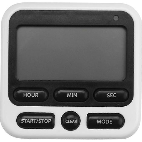 Küchentimer, magnetischer Küchentimer mit einstellbarem akustischem Alarm und Speicherfunktion zum Kochen a-JXLGV (1/5)
