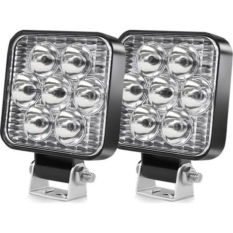 12V 24V LED Work Light, Mini LED Work Light, for ATV UTV SUV, Trucks, Motorcycles, Farm Machinery, Tractors (1/5)