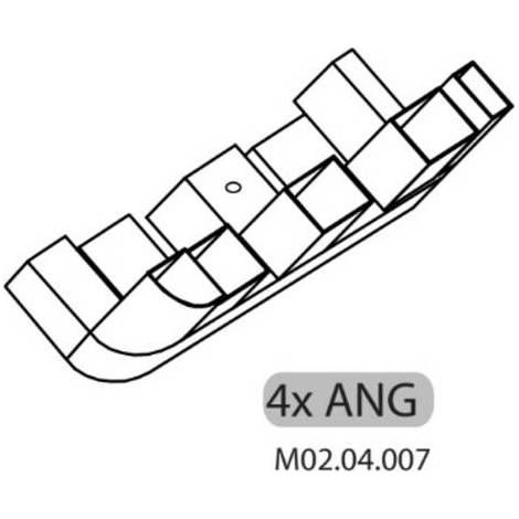 R 4XANG. M02.04.007 ARMADIO SPORCO PULITO RESINA 1 ANTA