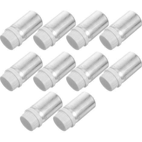 Lot de 10 Flacons en Aluminium 50ml avec Bouchon à Vis Anti-fuite et Antivol, Résistants aux Produits Chimiques pour Stockage en Laboratoire et Cosmétiques (1/5)
