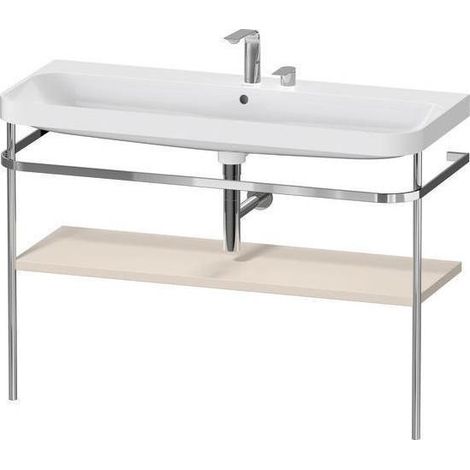 Duravit Happy D.2 Plus c-shaped Set mit Metallkonsole, (1/4)