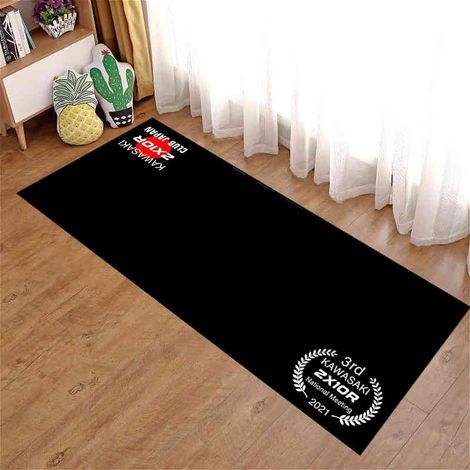 HSS-Tapis de moto, tapis antidérapant pour canapé et table basse de salon, résistant aux taches et facile à nettoyer - 60200cm (surface en polaire douce pour la peau)