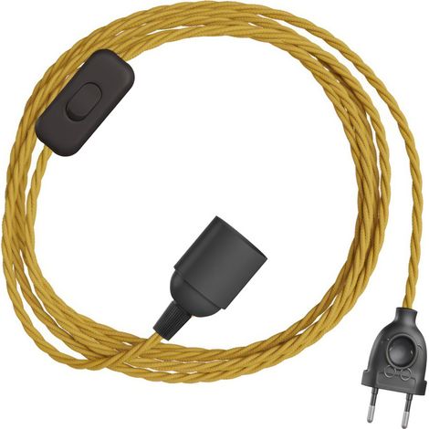 Câbles créatifs - SnakeBis Twisted - Câblage avec douille et câble tressé en tissu