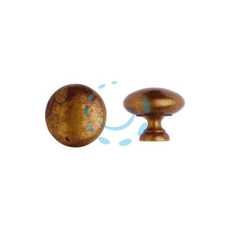 POMOLI PER MOBILI MOD.24228 IN OTTONE ANTICATO - ø mm.24