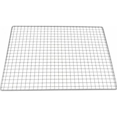 Grille barbecue inox de cuisson, environ 43 × 29 cm (1/5)