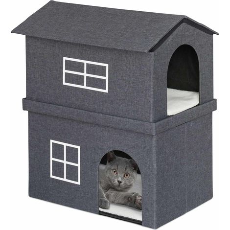 2 storey cat house for indoors